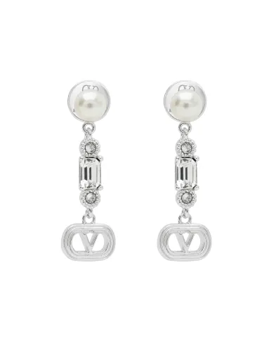 Valentino Серьги-подвески с кристаллами Swarovski - Артикул: 9W2J0AI8WKD