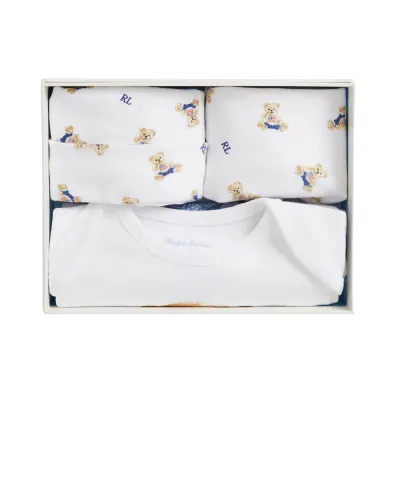 Polo Ralph Lauren Подарочный набор, детское боди из хлопка - Артикул: 320P00760001