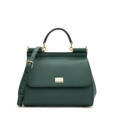 Dolce&Gabbana Сумка Sicily Large из телячьей кожи - Артикул: BB6002-B1001