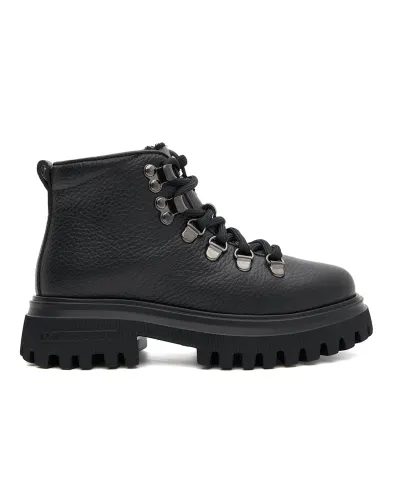 Dolce&Gabbana Детские ботинки из телячьей кожи на меху - Артикул: DA5362-A0722-M