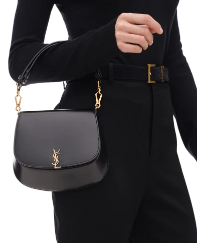 Saint Laurent Шкіряна сумка Voltaire Top Handle Bronze - Артикул: 800846-0SX0W