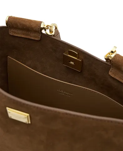 Dolce&Gabbana Сумка Vittoria из телячьей замши - Артикул: BB7896-A0775