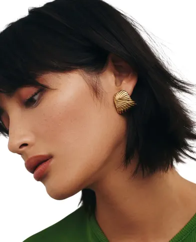 Missoma Серьги-гвоздики Ripple Oversized - Артикул: WR-G-E8-NS