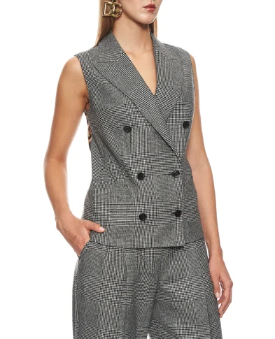 Dolce&Gabbana Двубортный жилет с шерстю - Артикул: F794AT-FQ2O5