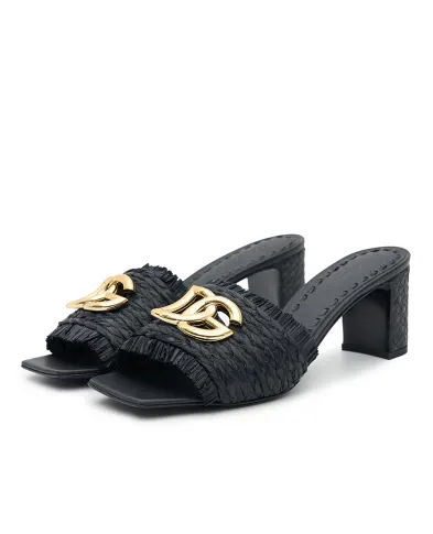 Dolce&Gabbana Мюлі з бахромою - Артикул: CR1993-AN217