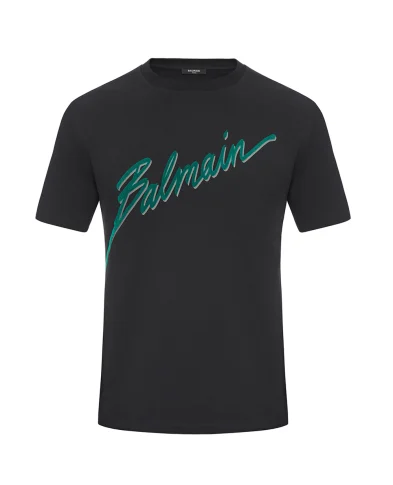 Balmain Футболка с принтом Balmain Lettre - Артикул: FH1EG000BC86