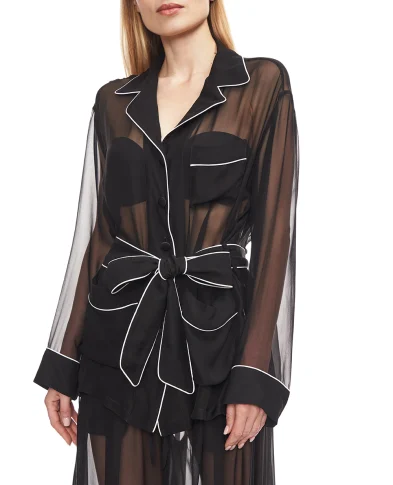 Dolce&Gabbana Рубашка vanity из шёлка (костюм) - Артикул: F5U33T-FU1AT