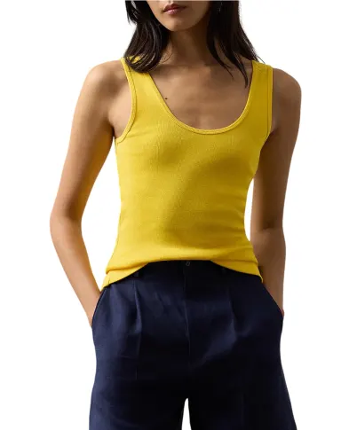 Ralph Lauren Collection Майка Ellis у рубчик - Артикул: 290965861013