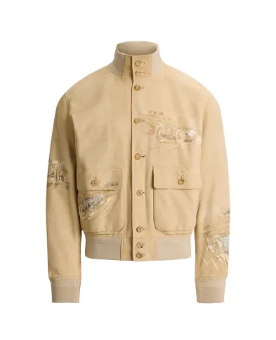 Ralph Lauren Purple Label Куртка Hayworth из замши ягненка - Артикул: 790P07887001