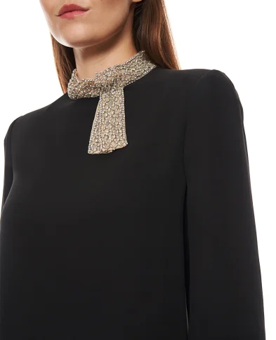 Valentino Сукня Cady Couture з шовку - Артикул: 9B3VAKK11MM