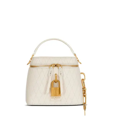 Balmain Сумка Pulse Vanity из овечьей кожи - Артикул: HN1BH004LSW4