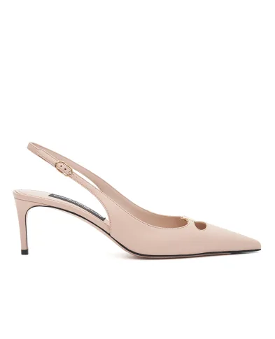 Dolce&Gabbana Слингбэки Lollo из телячьей кожи - Артикул: CG0796-A1953