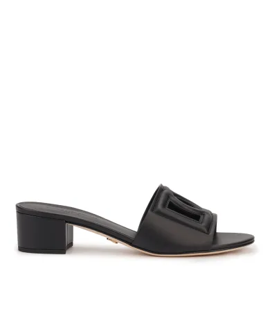 Dolce&Gabbana Мюлі з телячої шкіри - Артикул: CR1755-AY329