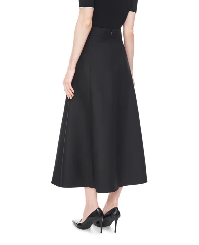 Valentino Спідниця VGold Crepe Couture з вовни та шовку - Артикул: 9B3RAFD51CF
