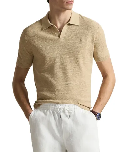 Polo Ralph Lauren Поло из хлопка и льна - Артикул: 710B13891003