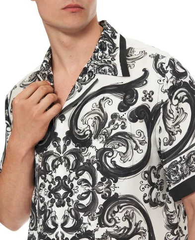 Dolce&Gabbana Рубашка Hawaii из шелка - Артикул: G5JH9T-HI1S6