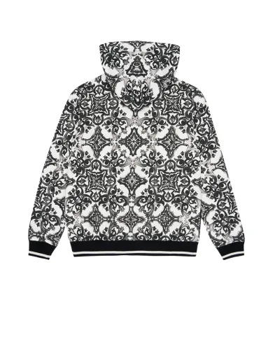 Dolce&Gabbana Дитяча толстовка з принтом майоліка - Артикул: L4JWKG-II7HR-B