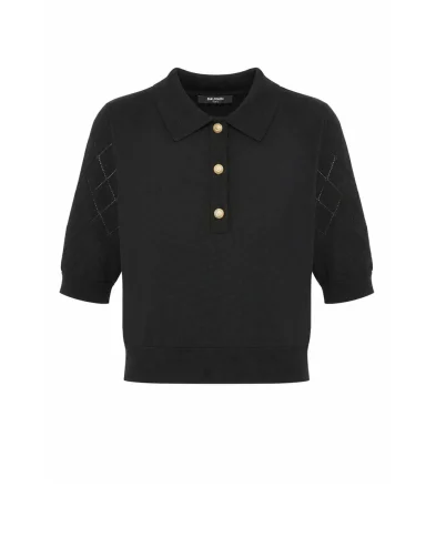Balmain Поло из шерсти - Артикул: HF1GB040KJ99