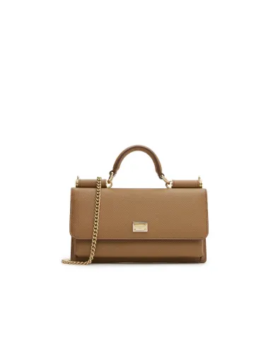 Dolce&Gabbana Сумка Sicily Phone Bag из телячьей кожи - Артикул: BI3280-A1001