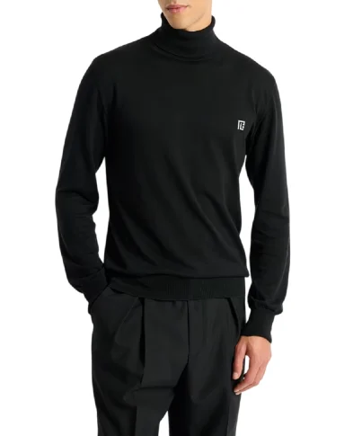Balmain Гольф из хлопка и шелка - Артикул: HH1KH050KJ53