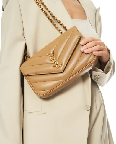 Saint Laurent Сумка зі шкіри Loulou Small - Артикул: 801437-AAEAX