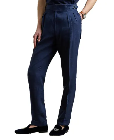 Ralph Lauren Purple Label Льняные брюки - Артикул: 798967887001