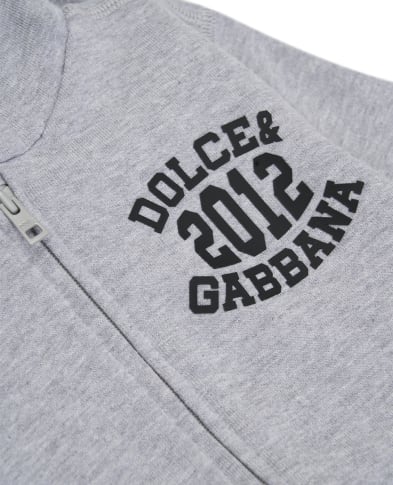 Dolce&Gabbana Детская толстовка с вышивкой логотипа (костюм) - Артикул: L1JWIT-G7PCC