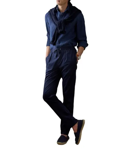 Ralph Lauren Purple Label Льняная рубашка - Артикул: 790964234001