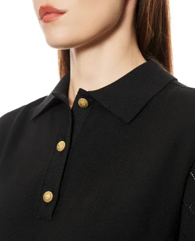 Balmain Поло из шерсти - Артикул: HF1GB040KJ99