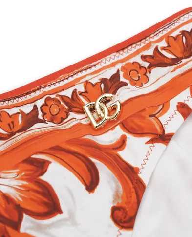 Dolce&Gabbana Купальник в принт Майолика - Артикул: O8A54J-ONO19