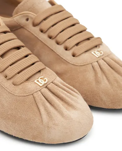 Dolce&Gabbana Кросівки Ballet зі спилкової телячої шкіри - Артикул: CK2485-A0581