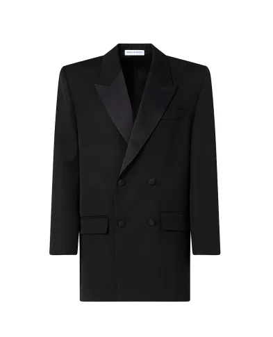 Mach&Mach  Жакет із вовни - Артикул: PF25-CB410-WO01-BLK