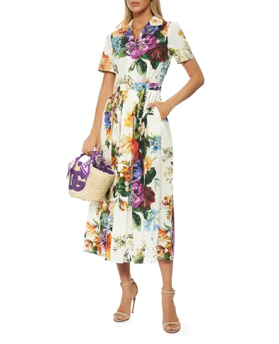Dolce&Gabbana Платье с цветочным принтом - Артикул: F6TVLT-HS5TR