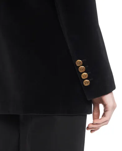 Dolce&Gabbana Жакет оксамитовий - Артикул: F29V1T-FUVG7