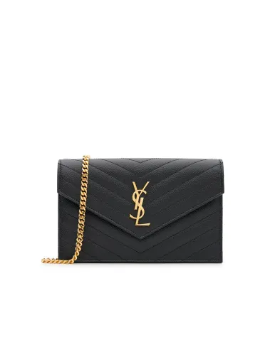 Saint Laurent Сумка-конверт Cassandre з телячої шкіри - Артикул: 857605-BOW01