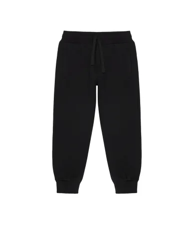 Dolce&Gabbana Дитячі штани з флісу з логотипом (костюм) - Артикул: L4JPT0-G7P1V-S