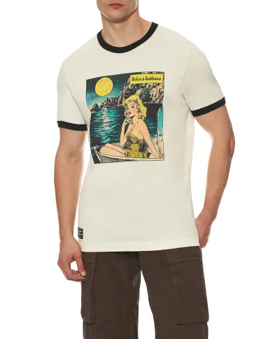 Dolce&Gabbana Футболка с принтом - Артикул: G8PV1T-G7PHF