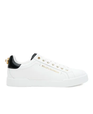 Dolce&Gabbana Кеди Portofino зі шкіри - Артикул: CK2329-AH506