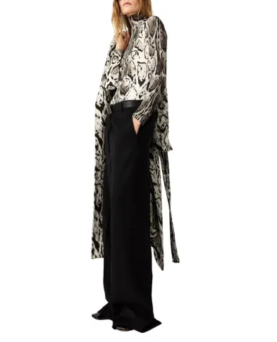 Stella McCartney Боди с высоким воротником и принтом - Артикул: 6T02793HS320