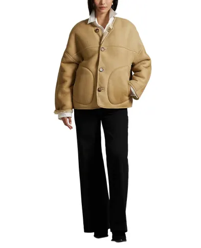 Polo Ralph Lauren Двостороння куртка з підкладкою з овчини - Артикул: 211978199001