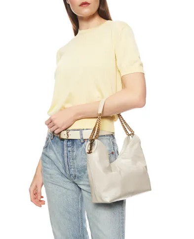 Saint Laurent Сумка HORTENSE Small із телячої шкіри - Артикул: 871222-AAGOL