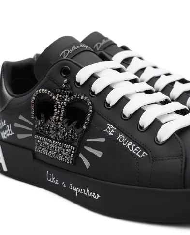 Dolce&Gabbana Кеды Portofino из кожи - Артикул: CS1760-AZ268