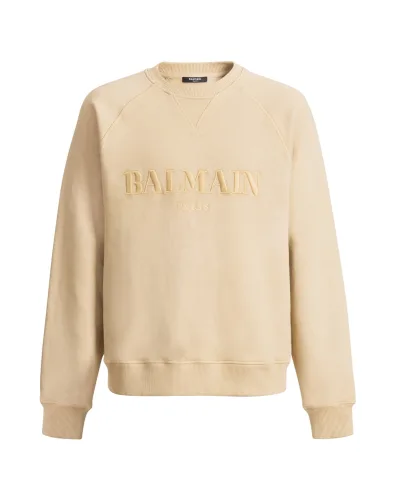 Balmain Свитшот с вышивкой логотипа - Артикул: HH1JQ130BD79