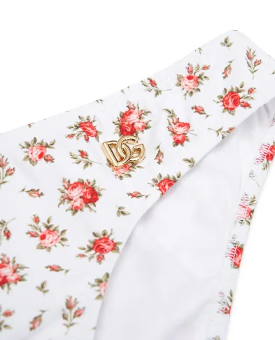 Dolce&Gabbana Купальник в цветочный принт - Артикул: O8A17J-ON0D1