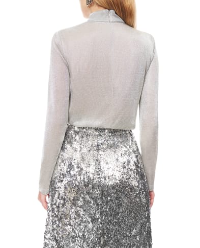 Dolce&Gabbana Топ из трикотажа ламе - Артикул: F7BD6T-HU7WC