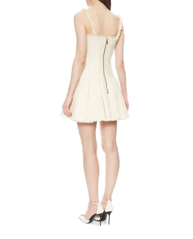 Balmain Платье-футляр из твида - Артикул: GF0R2590XL96