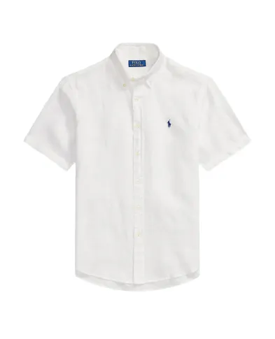 Polo Ralph Lauren Рубашка с коротким рукавом из льна - Артикул: 710968912500