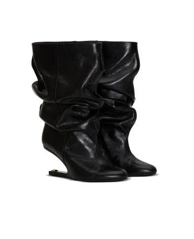 Balmain Ботильйони з телячої шкіри - Артикул: HN1TA263LSDX