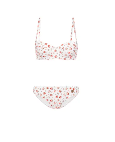 Dolce&Gabbana Купальник в цветочный принт - Артикул: O8A17J-ON0D1