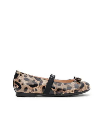 Dolce&Gabbana Балетки из блестящей телячьей кожи - Артикул: D11294-AM568-M
